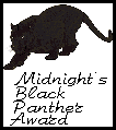 Midnight's Black Panther Award