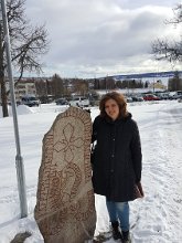 2017-02-23 13.09.55 Frösö Runestone, the northern-most raised runestone in the World