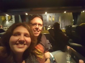 2018-03-02 21.34.58 The airport bus passes by the Colosseum and the first selfie of the trip is a fact