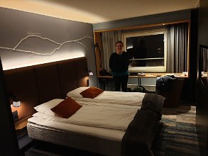20200118_213635 Our hotel room in Tromsö
