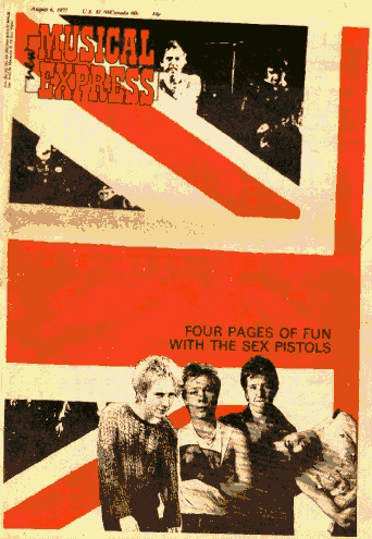 nme front cover. NME AUG 6 1977 FRONT COVER