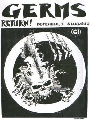 'GERMS RETURN!' STARWOOD DEC 3 1980, BY SHAWN KERRI